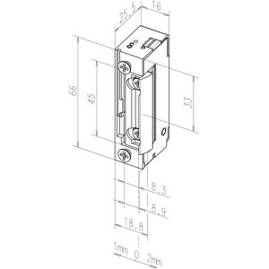 Assa Abloy effeff Radiustüröffner 10-24V GS/WS 118---------A71 (1207580) Assa Abloy effeff Radiustüröffner 10-24V GS/WS 118---------A71 (1207580)