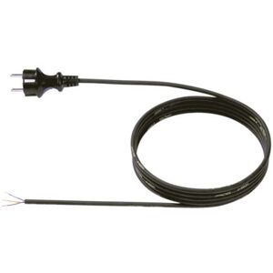 Bachmann 321.175 Stromkabel - 3m, Typ F, Schwarz Bachmann 321.175 Stromkabel - 3m, Typ F, Schwarz