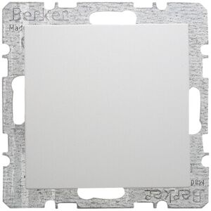 Berker Blindverschluss pws/matt m.Zentralstück 6710091909) Berker Blindverschluss pws/matt m.Zentralstück 6710091909)