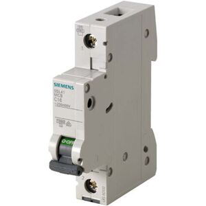 Siemens Modell 5SL4106-7 Kompakt Leitungsschutzschalter mit 6A, 1P, C-Kurve Siemens Modell 5SL4106-7 Kompakt Leitungsschutzschalter mit 6A, 1P, C-Kurve
