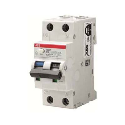 ABB DS201A-B16/0,3 FI/LS-Schalter - 16A, 300mA, Typ A ABB DS201A-B16/0,3 FI/LS-Schalter - 16A, 300mA, Typ A