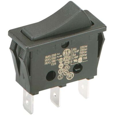 Bachmann - 924.092 - Schwarz - 250V 16A - Kippschalter Bachmann - 924.092 - Schwarz - 250V 16A - Kippschalter