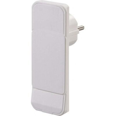 Bachmann 933.009 Kompakte Flache Schuko-Stecker - Weiß Bachmann 933.009 Kompakte Flache Schuko-Stecker - Weiß