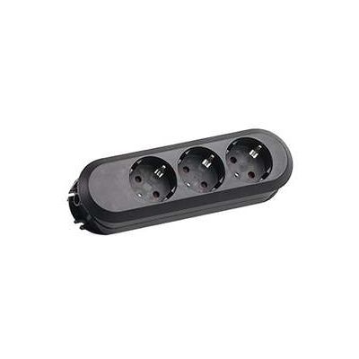 Bachmann Steckdosenleiste - 3 Steckdosen - Schwarz - Innenbereich - SMART Serie Bachmann Steckdosenleiste - 3 Steckdosen - Schwarz - Innenbereich - SMART Serie