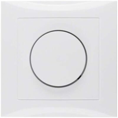 Berker Abdeckplatte pws/gl mit Regulierknopf 11308989) Berker Abdeckplatte pws/gl mit Regulierknopf 11308989)