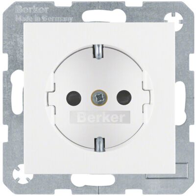 Berker Schuko-Steckdose pws matt 41231909) Berker Schuko-Steckdose pws matt 41231909)