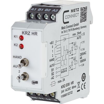 METZ CONNECT 110668132722 Weiß - Relais - IP20 - 4A METZ CONNECT 110668132722 Weiß - Relais - IP20 - 4A