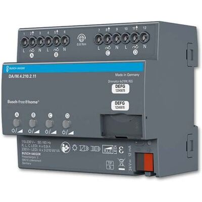 Busch-Jaeger 4-Kanal Dimmaktor - Universal - IP20 Busch-Jaeger 4-Kanal Dimmaktor - Universal - IP20