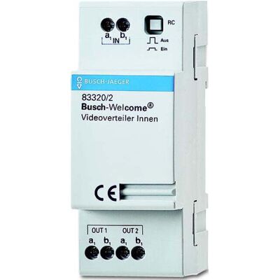 Busch-Jaeger Modell 83320/2 Videoverteiler - IP20 Innen Busch-Jaeger Modell 83320/2 Videoverteiler - IP20 Innen