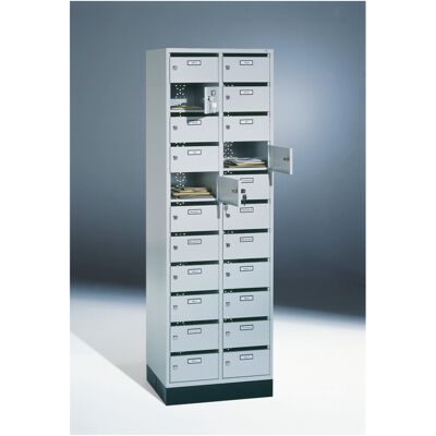 C+P Verteilerschrank Intro mit 22 Fächern, H1950xB620xT500mm Front Lichtgrau Korpus Lichtgrau ; C + P Möbelsysteme (8170-211 S10007) C+P Verteilerschrank Intro mit 22 Fächern, H1950xB620xT500mm Front Lichtgrau Korpus Lichtgrau ; C + P Möbelsysteme (8170-211 S10007)