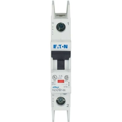 Eaton Powerware FAZ C10/1-NA Leitungsschutzschalter - 10A, Typ C, DIN-Montage Eaton Powerware FAZ C10/1-NA Leitungsschutzschalter - 10A, Typ C, DIN-Montage