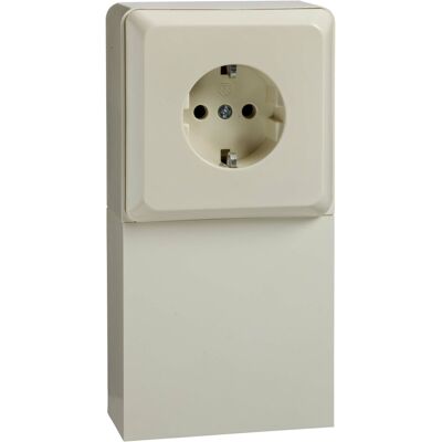 ELSO Modell 505400 Perlweiß 1-Fach Steckdose - Elektroauslass ELSO Modell 505400 Perlweiß 1-Fach Steckdose - Elektroauslass