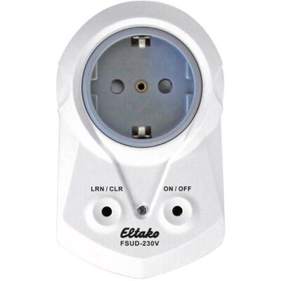 Eltako Funkaktor Steckdosen Univ. Dimmschalter FSUD-230V (30100002) Eltako Funkaktor Steckdosen Univ. Dimmschalter FSUD-230V (30100002)