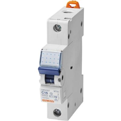 Gewiss Leitungsschutzschalter B25A, 1P, 10KA GW92510) Gewiss Leitungsschutzschalter B25A, 1P, 10KA GW92510)