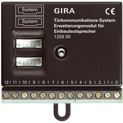 Gira Erweiterungsmodul 125900 - Türsprechanlage Gira Erweiterungsmodul 125900 - Türsprechanlage