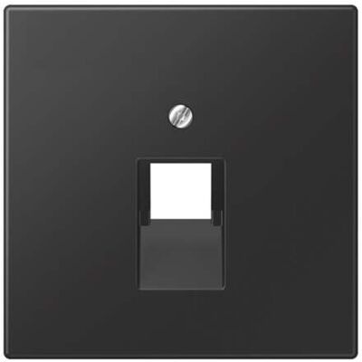 Jung Vollplatte UAE/IAE 1-fach schwarz Schraubbef LS 969-1 UA SWM mt Jung Vollplatte UAE/IAE 1-fach schwarz Schraubbef LS 969-1 UA SWM mt