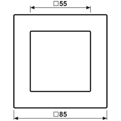 Jung Rahmen 1-fach A5581BFWWM - Schneewittchen Jung Rahmen 1-fach A5581BFWWM - Schneewittchen