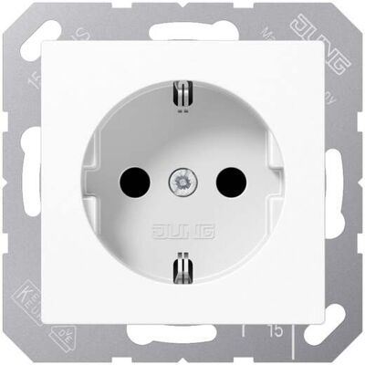 Jung SCHUKO-Steckdose alpinweiß A 1520 WW (A1520WW) Jung SCHUKO-Steckdose alpinweiß A 1520 WW (A1520WW)