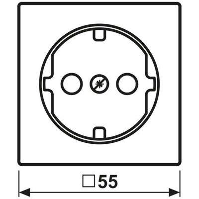 Jung Zentralplatte A 1520 KIPL WW aws für SCHUKO-Steckdose (A1520KIPLWW) Jung Zentralplatte A 1520 KIPL WW aws für SCHUKO-Steckdose (A1520KIPLWW)