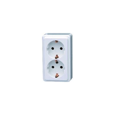 Kopp Modell 101802000 - Aufputz Steckdose IP20 - Weiß Kopp Modell 101802000 - Aufputz Steckdose IP20 - Weiß