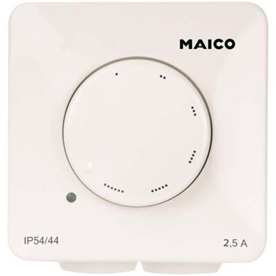 Maico STX 2,5 Drehzahlsteller für AP/UP mit max. 2,5 A, 1571562 (0157.1562) Maico STX 2,5 Drehzahlsteller für AP/UP mit max. 2,5 A, 1571562 (0157.1562)