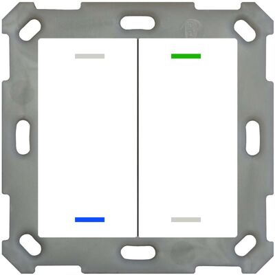 MDT Lichtschalter 55 2-fach RGBW MDT Lichtschalter 55 2-fach RGBW
