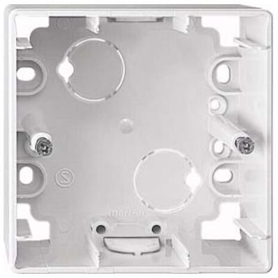 Merten Weiße Elektrikdose - IP20 - 80x80x42mm Merten Weiße Elektrikdose - IP20 - 80x80x42mm