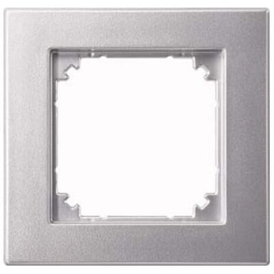 Merten Rahmen 1f.alu bündiger Einbau 488160) Merten Rahmen 1f.alu bündiger Einbau 488160)