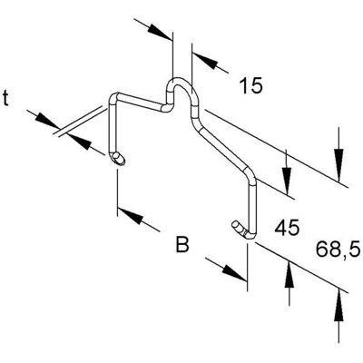 Niedax Einhängebügel REBA 50 DV) Niedax Einhängebügel REBA 50 DV)