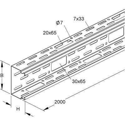 Niedax LS-Kanalunterteil LI 60.100) Niedax LS-Kanalunterteil LI 60.100)