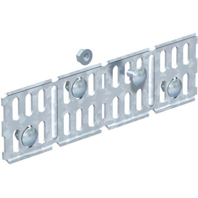 OBO Bettermann Kabelrinne Verbinder - Winkeladapter, 200mm, Stahl, Verzinkt - Kabelrinne OBO Bettermann Kabelrinne Verbinder - Winkeladapter, 200mm, Stahl, Verzinkt - Kabelrinne