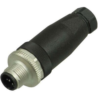 Pepperl+Fuchs - V1S-G-BK - M12 - 4-polig - M12-Steckverbinder Pepperl+Fuchs - V1S-G-BK - M12 - 4-polig - M12-Steckverbinder