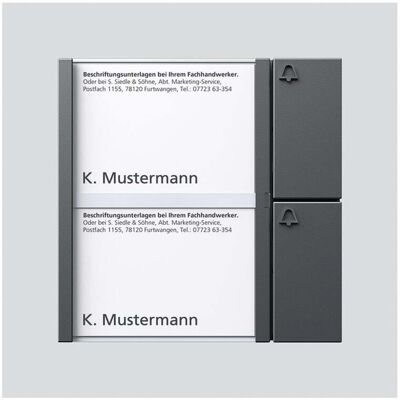 Siedle Siedle 200038789-00 Grau Bus-Tasten-Modul Siedle Siedle 200038789-00 Grau Bus-Tasten-Modul