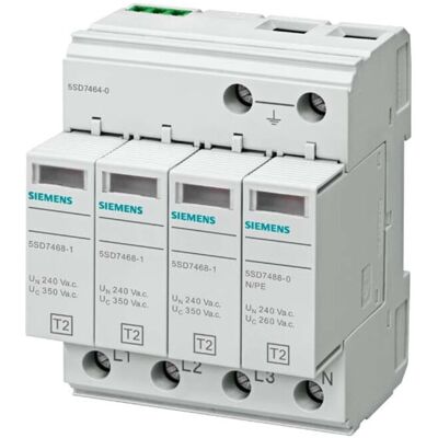 Siemens Indus.Sector Überspannungsableiter Typ2 350V TN-S/TT 5SD7464-0 (5SD74640) Siemens Indus.Sector Überspannungsableiter Typ2 350V TN-S/TT 5SD7464-0 (5SD74640)