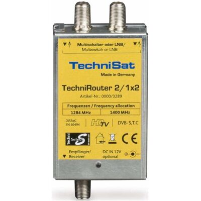 TechniSat Router Mini 2/1x2 TECHNIROUTERMINI2 (0000/3289) TechniSat Router Mini 2/1x2 TECHNIROUTERMINI2 (0000/3289)