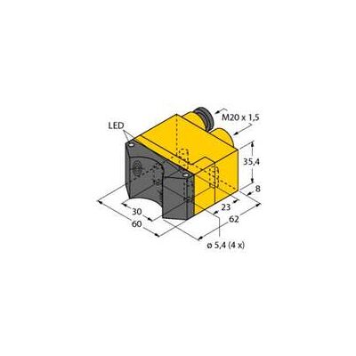 Turck Sensor induktiv Ni4-DSU35TC-2AP4X2 (1569902) Turck Sensor induktiv Ni4-DSU35TC-2AP4X2 (1569902)
