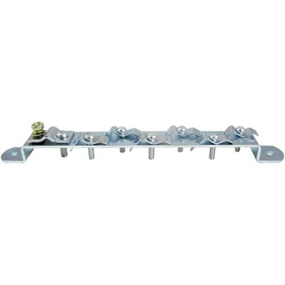 Unex Erdungsschiene 6-fach ERD6N für 6 HF-Kabel (401102) Unex Erdungsschiene 6-fach ERD6N für 6 HF-Kabel (401102)