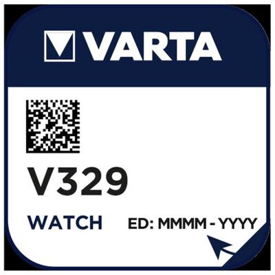 Cons.Varta Uhren-Batterie 1,55V/37mAh/Silber V 329 Stk.1 (00329101111) Cons.Varta Uhren-Batterie 1,55V/37mAh/Silber V 329 Stk.1 (00329101111)