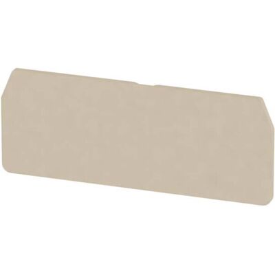 Weidmüller Abschlussplatte - Endabdeckung - Beige dunkel Weidmüller Abschlussplatte - Endabdeckung - Beige dunkel