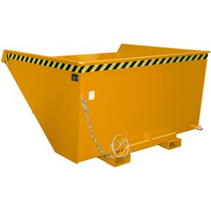 Eurokraft pro Stahlspan-Container - 2,1 m³ - Gelb-Orange Eurokraft pro Stahlspan-Container - 2,1 m³ - Gelb-Orange