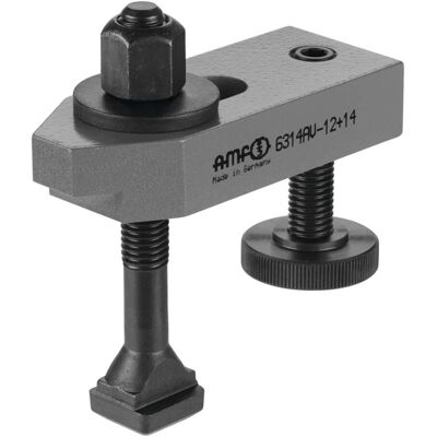 AMF Spanneisen 6314AV abgesetzt mit Stützschraube Nut 18 mm H 13 - 56 mm (74641) AMF Spanneisen 6314AV abgesetzt mit Stützschraube Nut 18 mm H 13 - 56 mm (74641)