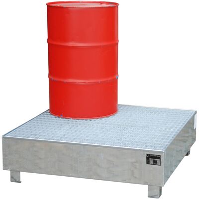 Eurokraft Pro Stahl Drainage Becken - 1200x1200x415mm - 401L Kapazität Eurokraft Pro Stahl Drainage Becken - 1200x1200x415mm - 401L Kapazität