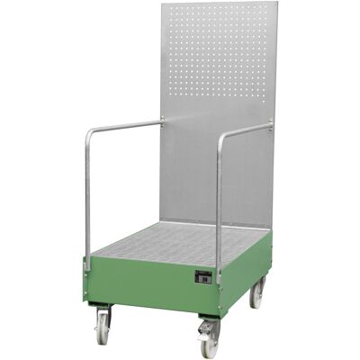 Eurokraft Pro Mobiles Auffangbecken - Stahl, 2x200L Kapazität Eurokraft Pro Mobiles Auffangbecken - Stahl, 2x200L Kapazität