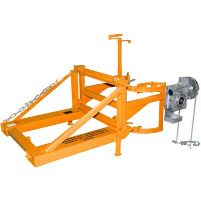 Eurokraft pro Trommelkipper - Trommel 110-220L, 270° Drehung, Stahl/Plastik Eurokraft pro Trommelkipper - Trommel 110-220L, 270° Drehung, Stahl/Plastik