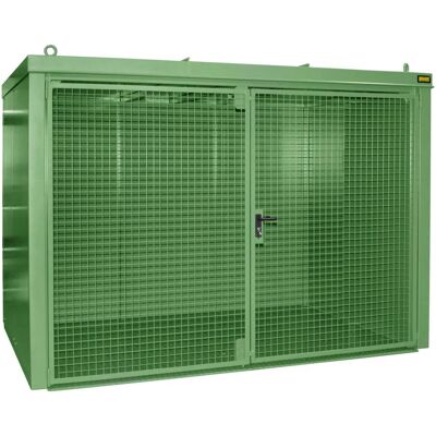 Bauer Südlohn Gasflaschen-Container GFC-B M4, lackiert, Resedagrün (4477-34-0000-6011) Bauer Südlohn Gasflaschen-Container GFC-B M4, lackiert, Resedagrün (4477-34-0000-6011)