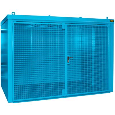 Eurokraft pro Gaskartuschen-Container - Feuerfest, 96 Stück, Blau Eurokraft pro Gaskartuschen-Container - Feuerfest, 96 Stück, Blau
