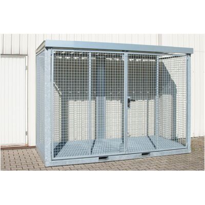 Eurokraft pro Gasflaschen-Container - Außenlager aus Stahl Eurokraft pro Gasflaschen-Container - Außenlager aus Stahl