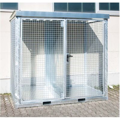 Eurokraft Pro Gasflaschencontainer - Belüftet, Schloss, 60 Flaschen Eurokraft Pro Gasflaschencontainer - Belüftet, Schloss, 60 Flaschen