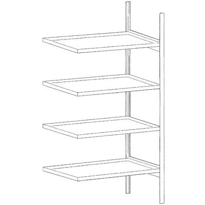 Bauer Modell 3018-4E Anbauregal - Lagerung für Flüssigkeiten Bauer Modell 3018-4E Anbauregal - Lagerung für Flüssigkeiten