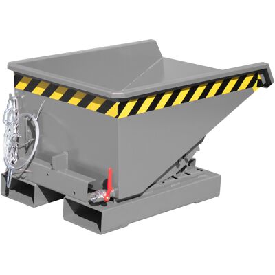 Eurokraft Pro Mini 0,15m³ Graues Stahlbehälter - Kleines Modell Eurokraft Pro Mini 0,15m³ Graues Stahlbehälter - Kleines Modell
